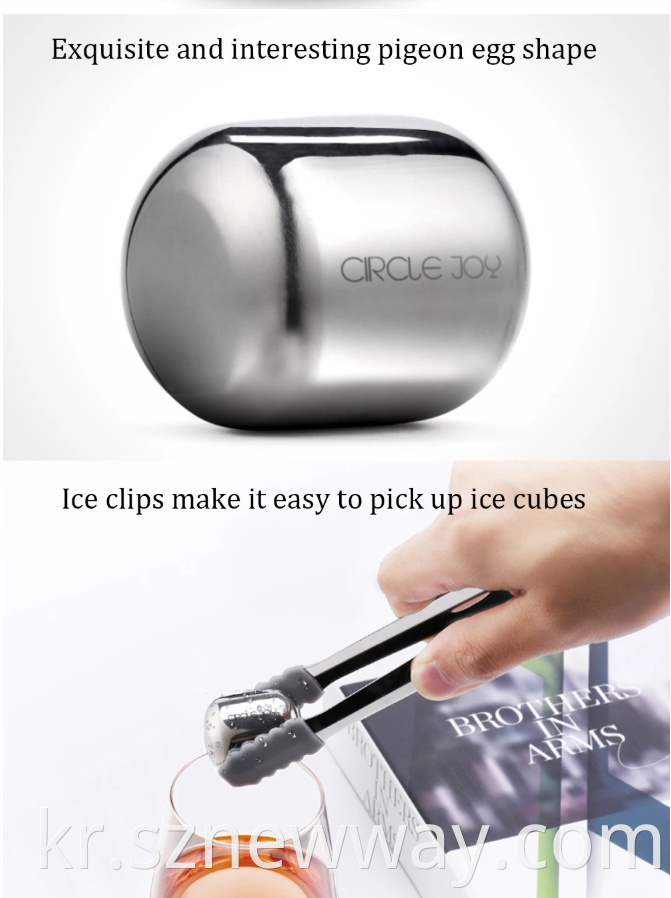 Circle Joy Stainless Stain Ice Cube